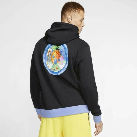 Nike Kyrie X SpongeBob Black Hoodie Pineapple House - Picture 10 of 10